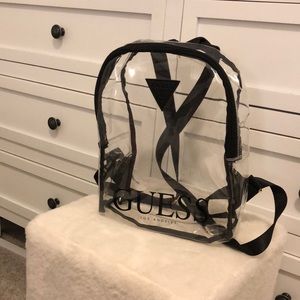 Small guess clear backpack